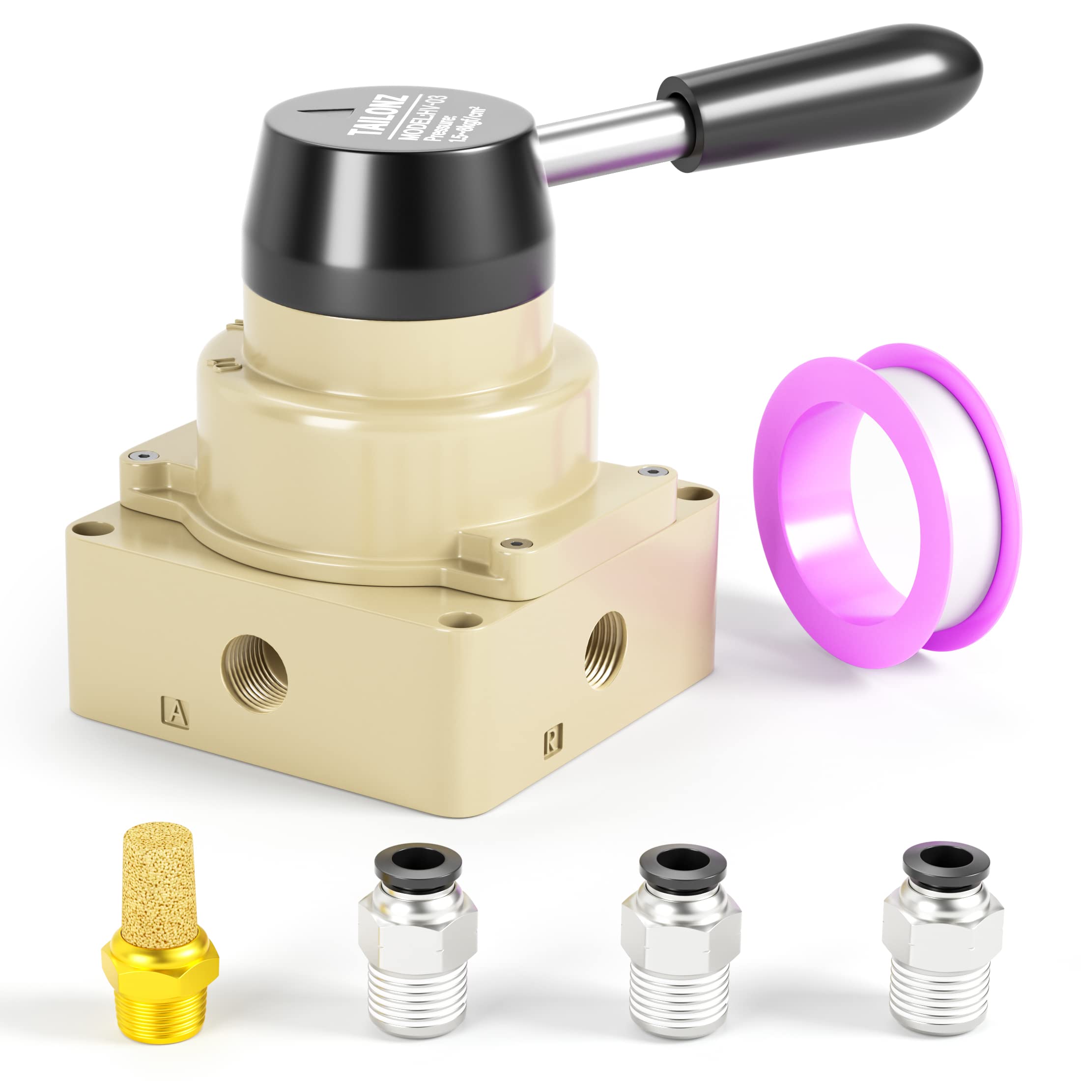Amazon.com: TAILONZ Rotary Lever Hand Valve HV-03 3/8